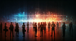 Group of people in network